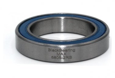 Black Bearing schwarzes lager 61805 2rs max 25 x 37 x 7 mm