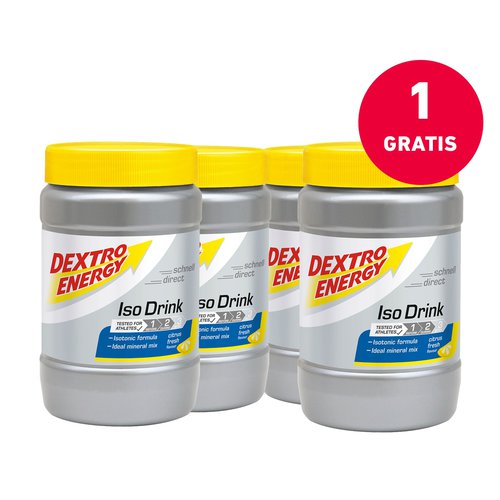 Dextro Energy Isotonic Sports Drink 3+1 gratis