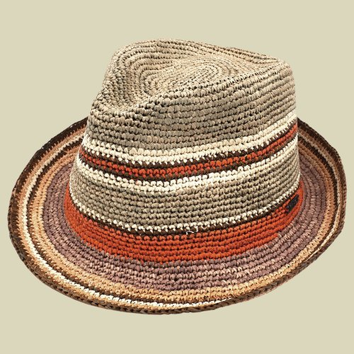 Capo Havanna/Trilby Hat rot S-M - Farbe terracotta