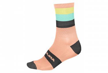 Endura paar orangefarbene bandbreitensocken