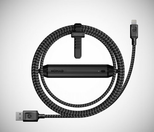 Nomad Powerbank Battery Iphone Cable