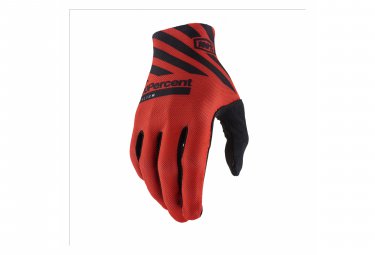 100 Percent lange handschuhe 100  celium racer rot