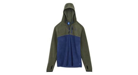 Lagoped phantom hoodie khaki unisex technisches fleece