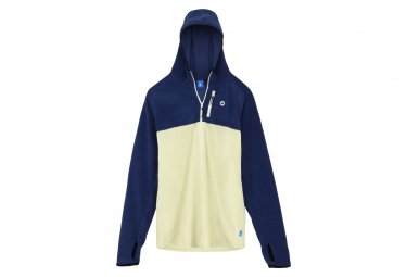 Lagoped technisches fleece phantom hoodie blau weis unisex