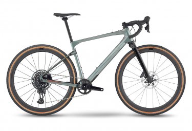 BMC urs lt two gravel bike sram rival etap axs gx eagle axs 12s 700 mm metallic moss grey 2023