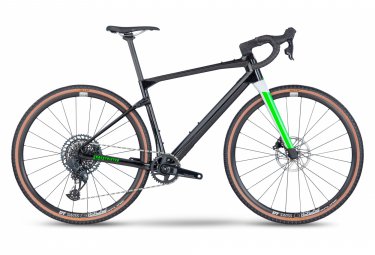 BMC urs 01 four gravel bike sram rival etap axs gx eagle axs 12s 700 mm speckle black space green 2023