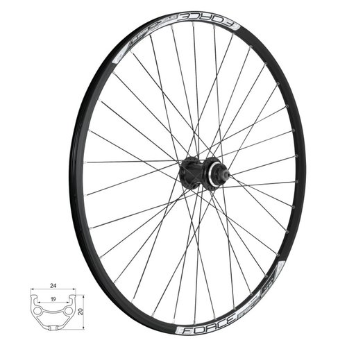 Force Fahrad Vorderrad 29 Zoll mit Center Lock Disk Aufnahme Abmessung 662x19mm