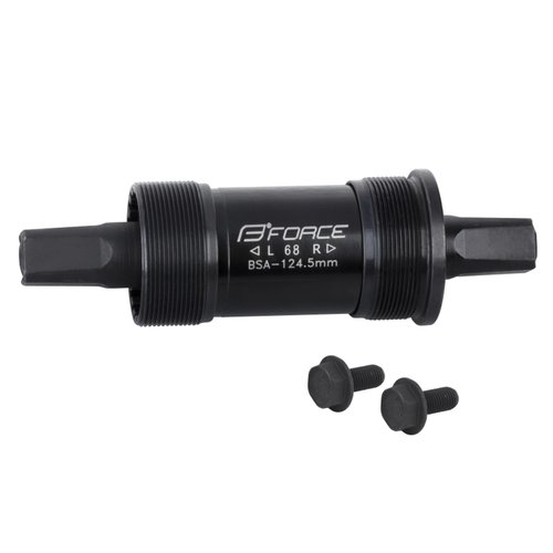 Force 4-Kant Stahl Tretlager mit BSA Gewinde Länge 124,5 mm