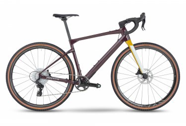 BMC urs 01 three gravel bike campagnolo ekar 13s 700 mm prune purple 2023