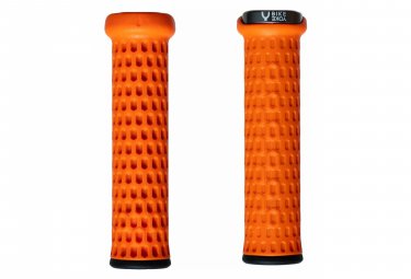 Bike Yoke grippy grips orange