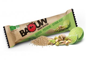 Baouw 3 bio energieriegel quinoa pistazien limette 25g