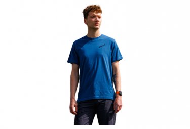 Inov 8 kurzarmtrikot graphic forged blau