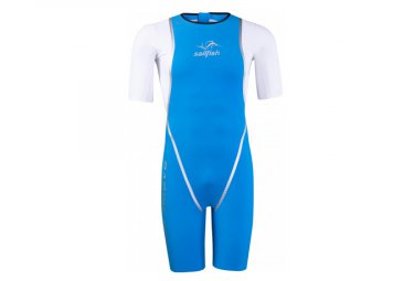 Sailfish swimskin rebel sleeve pro 1 aero suit blau weis