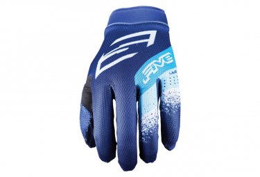 Five Gloves lange handschuhe xr lite blau