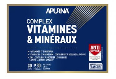 Apurna nahrungserganzungsmittel vitamins and minerals box mit 30 gelen