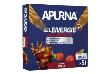 Apurna energy gel guarana cola schwierige passage 5x35g