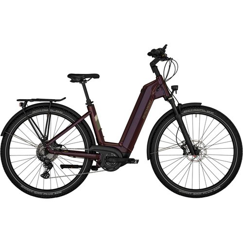 Bergamont E-Horizon SUV 6 Wave E-Trekkingrad aubergine red