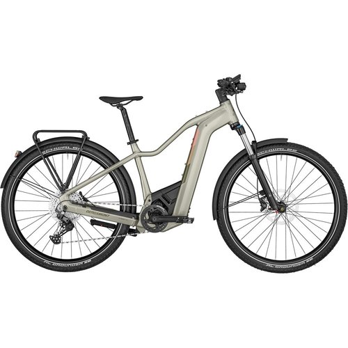 Bergamont E-Revox Pro FMN EQ E-Trekkingrad Damen shiny creme silver