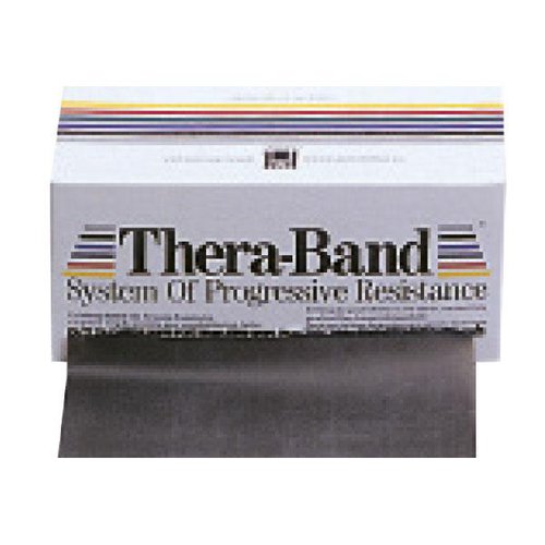 Theraband Band 5.5 Mx15 Cm Exercise Bands Schwarz 5.5 m x 15 cm