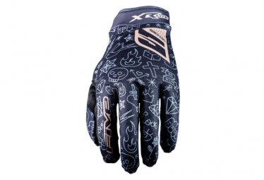 Five Gloves ein paar five xr lite kids handschuhe schwarz   gold