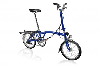 Brompton klapprad h6r 6v 16   petrolblau