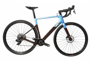 3T exploro race torno gravel bike sram force etap axs 12s 700 mm blau braun 2022