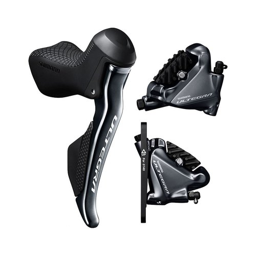 Shimano Di2 ST-R8070 Brems-/Schalthebel Kombi + BR-R8070 hydraulische Scheibenbremse L+R
