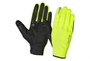 GripGrab hurricane 2 windproof long gloves yellow