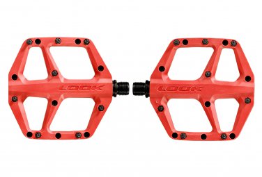 Look trail fusion flat pedals red