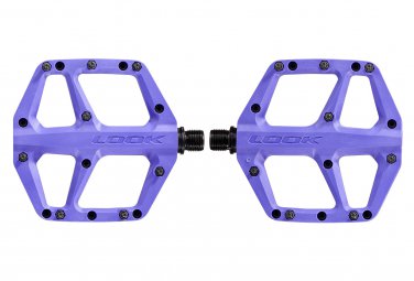 Look trail fusion flat pedals purple