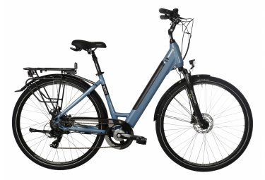 Bicyklet carmen electric city bike shimano tourney altus 7s 504 wh 700 mm blau