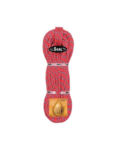 Beal Kletterseil 9,1 mm Joker Unicore - Golden Dry, orange, 50 m Seildurchmesser - 9.1 - 9.5 mm, Seilvariante - Einfachseil, Seilfarbe - Orange, Seillänge - 50 m,