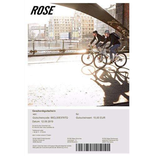 Rose Bikes Geschenk Gutschein