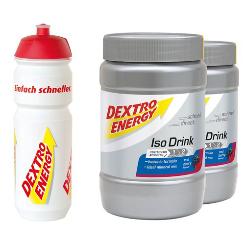 Dextro Energy Iso Drink Setangebot Vorrat inkl. Trinkflasche