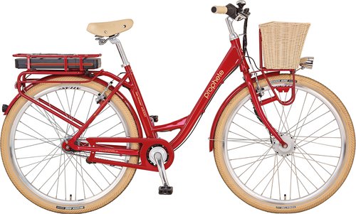 Prophete E-Bike "Geniesser e3000", 7 Gang, Shimano, Nexus, Frontmotor 250 W, mit Fahrradkorb