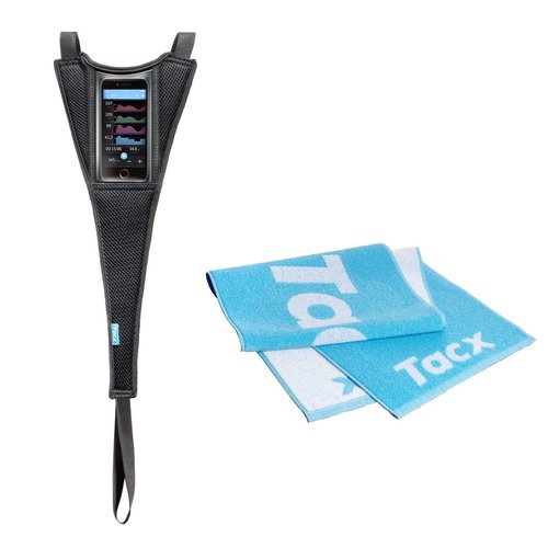 TACX T2935 Sweat-Set inkl. Schweißfänger für Smartphones + Handtuch