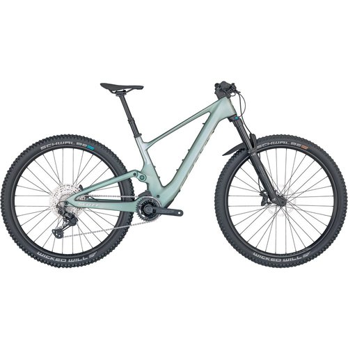 Scott Contessa Lumen eRIDE 900 Carbon E-MTB Fully Damen frozen green