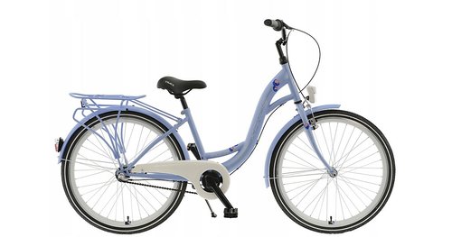 breluxx 26 Zoll Kinderfahrrad Schulfahrrad mit Rücktrittsbremse, Nabenschaltung Giulia BL blau Gr. 20
