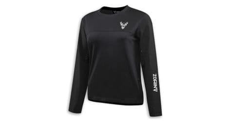 Animoz wild langarmtrikot frau schwarz