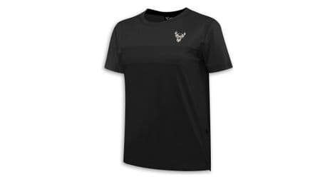 Animoz wild damen kurzarmtrikot schwarz