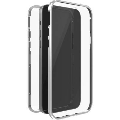 Black Rock 360° Glass Backcover Apple iPhone 12 Pro Max Silber, Transparent