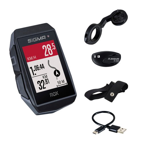 Sigma ROX 11.1 EVO GPS Fahrradcomputer HERZFREQUENZ SET