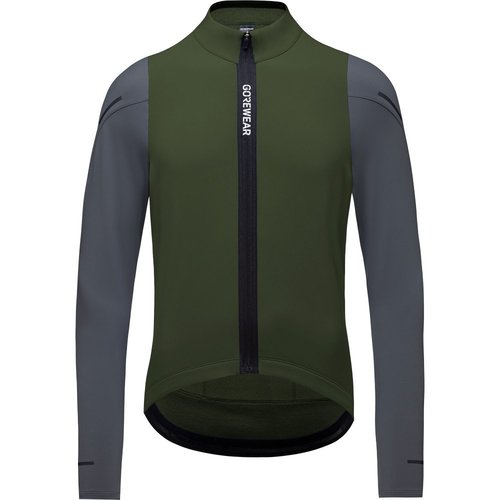 Gore Wear Spinshift Thermo Langarm Radtrikot Herren utility green