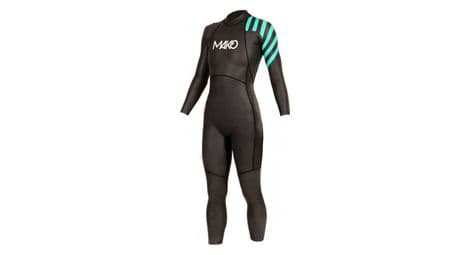 Mako damen neoprenanzug hali schwarz blau
