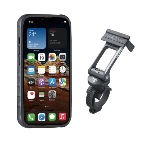 Topeak RideCase Handyhülle für iPhone 13 Mini inkl. RideCase Mount Halterung