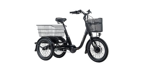 adore Adore Lastenrad E-Bike 20 Zoll Swing Lastenfahrräder, Rahmenhöhe: schwarz