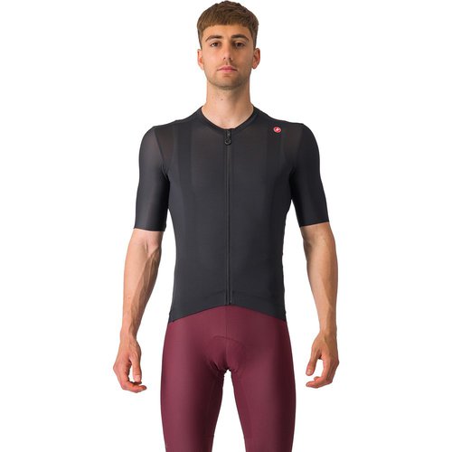 Castelli Espresso Radtrikot Herren light black