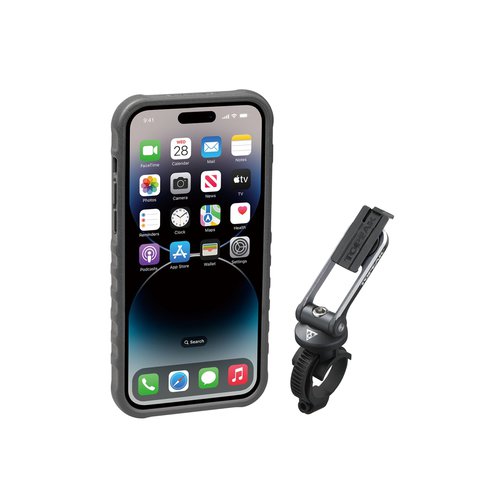 Topeak RideCase Handyhülle für iPhone 14 Pro Max inkl. RideCase Mount Halterung