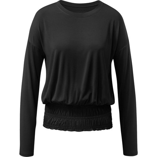 Curare Smoked Longsleeve Damen schwarz