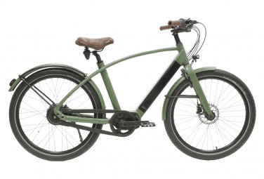 Reine Bike elektrisches stadtrad rahmen hoch enviolo city ct 504wh 26   grun khaki 2022